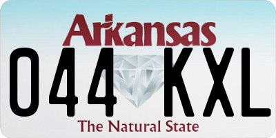 AR license plate 044KXL