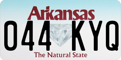 AR license plate 044KYQ