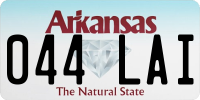 AR license plate 044LAI