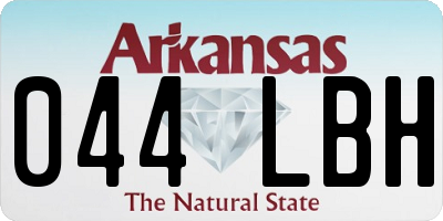 AR license plate 044LBH