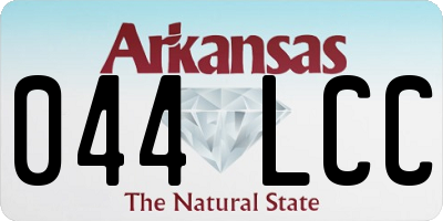 AR license plate 044LCC