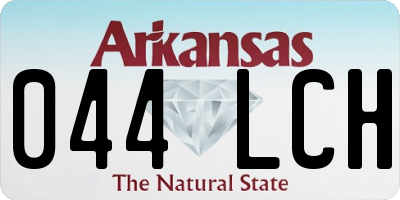 AR license plate 044LCH