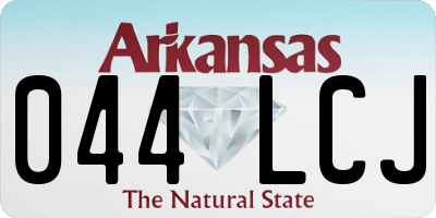 AR license plate 044LCJ