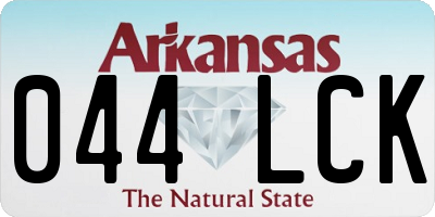AR license plate 044LCK