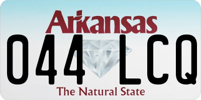AR license plate 044LCQ