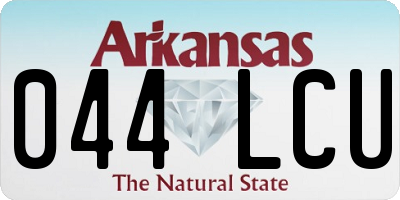 AR license plate 044LCU