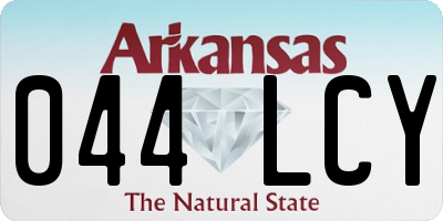 AR license plate 044LCY