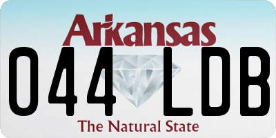AR license plate 044LDB