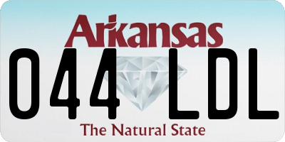 AR license plate 044LDL
