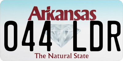 AR license plate 044LDR