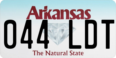 AR license plate 044LDT