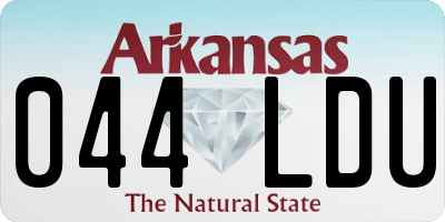 AR license plate 044LDU