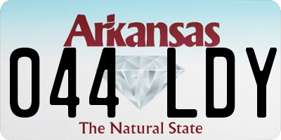 AR license plate 044LDY