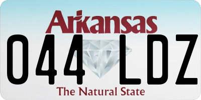 AR license plate 044LDZ