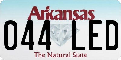 AR license plate 044LED