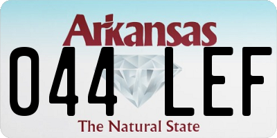 AR license plate 044LEF