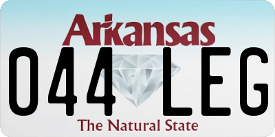 AR license plate 044LEG