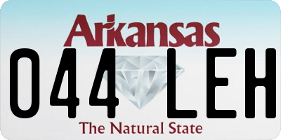 AR license plate 044LEH