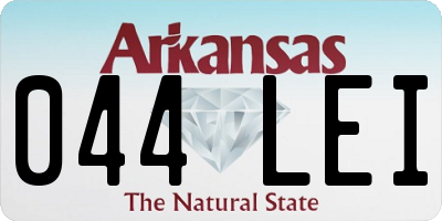 AR license plate 044LEI