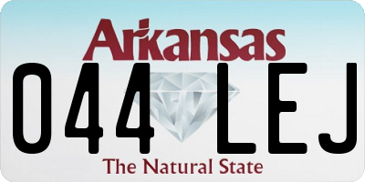 AR license plate 044LEJ