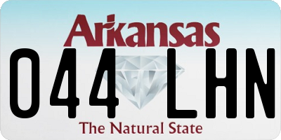 AR license plate 044LHN