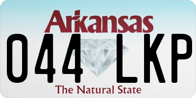 AR license plate 044LKP
