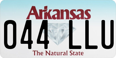 AR license plate 044LLU