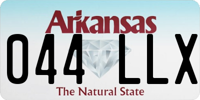 AR license plate 044LLX