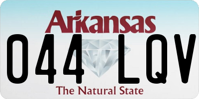 AR license plate 044LQV