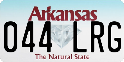 AR license plate 044LRG