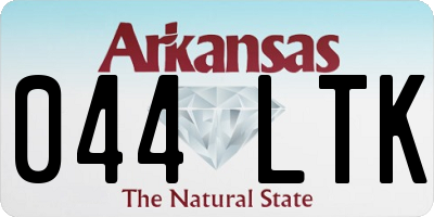 AR license plate 044LTK