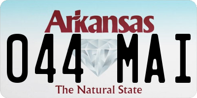 AR license plate 044MAI