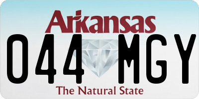 AR license plate 044MGY