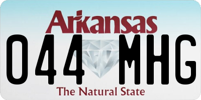 AR license plate 044MHG