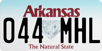 AR license plate 044MHL