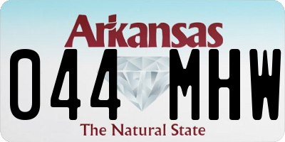AR license plate 044MHW