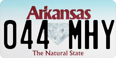AR license plate 044MHY