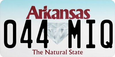 AR license plate 044MIQ