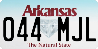 AR license plate 044MJL