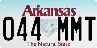 AR license plate 044MMT