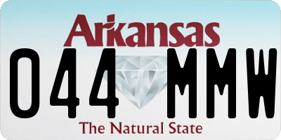 AR license plate 044MMW
