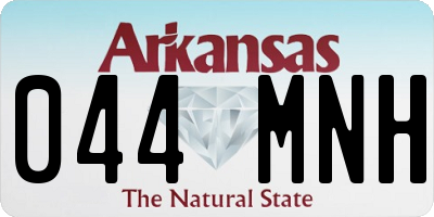 AR license plate 044MNH