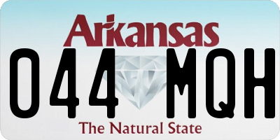 AR license plate 044MQH