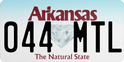 AR license plate 044MTL