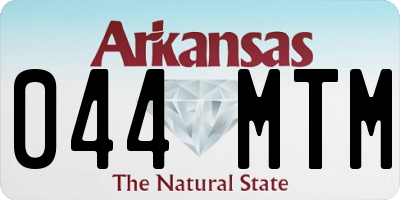 AR license plate 044MTM