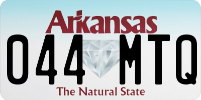 AR license plate 044MTQ