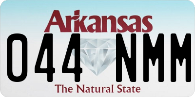 AR license plate 044NMM