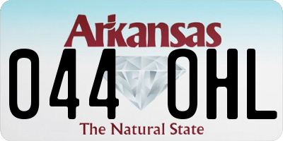 AR license plate 044OHL