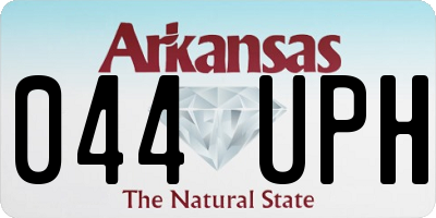 AR license plate 044UPH