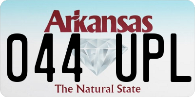 AR license plate 044UPL
